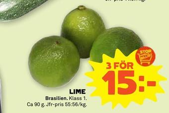 Coop Forum Lime erbjuda