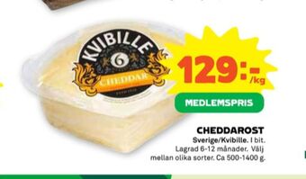 Kvibille cheddar
