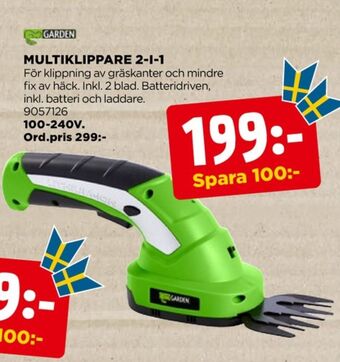 Jem&Fix Garden multiklippar erbjuda
