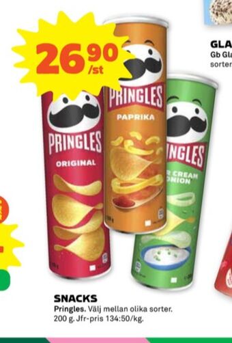 Stora Coop Pringles chips erbjuda
