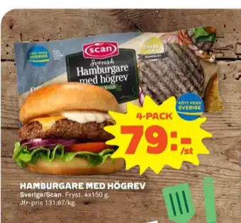 Stora Coop Scan hamburgare erbjuda
