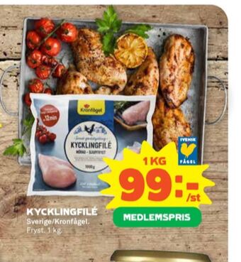 Stora Coop Kronfågel kycklingfilé erbjuda