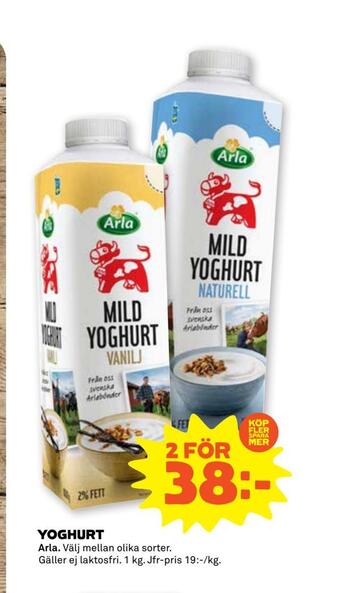 Coop Forum Yoghurt erbjuda