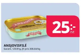 Tempo Garant ansjovis erbjuda