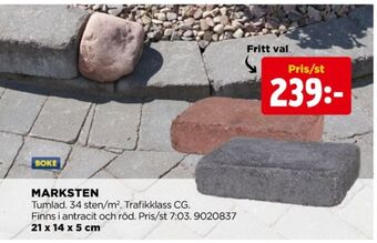 Jem&Fix Boke marksten erbjuda