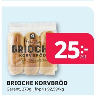 Tempo Brioche korvbröd erbjuda