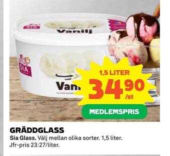 Coop Daglivs Gräddglass erbjuda