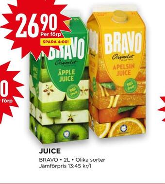 Willys Juice erbjuda