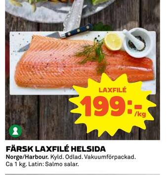 Coop Daglivs Färsk laxfilé helsida erbjuda