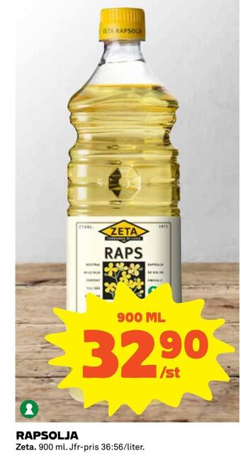 Coop Daglivs Rapsolja erbjuda