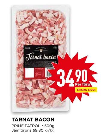 Willys Tärnat bacon erbjuda