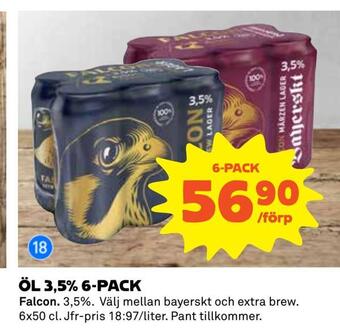 Coop Daglivs Öl 3,5% 6-pack erbjuda