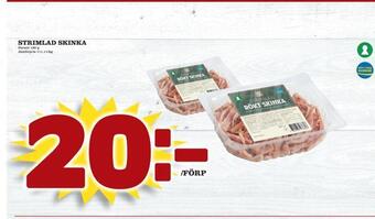 minmatbutik Strimlad skinka erbjuda