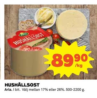 Coop Daglivs Hushållsost erbjuda