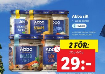 Lidl Abba sill erbjuda