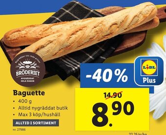 Lidl Baguette erbjuda