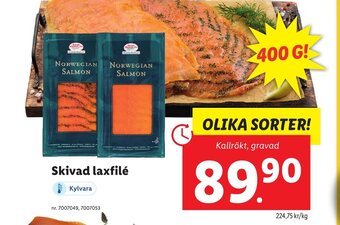 Lidl Skivad laxfilé erbjuda