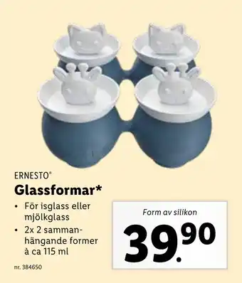 ERNESTOⓇ Glassformar