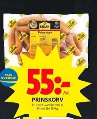 ICA Kvantum PRINSKORV SP Chark erbjuda