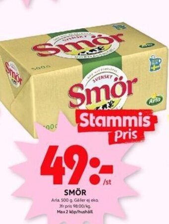 ICA Kvantum Smör Arla erbjuda