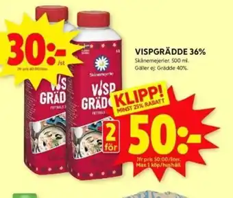 ICA Kvantum VISPGRÄDDE 36% erbjuda