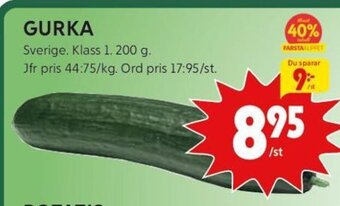 ICA Kvantum GURKA erbjuda