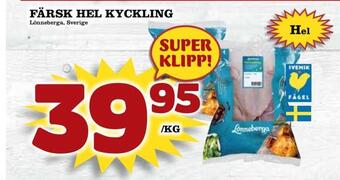 Nya Pulsen Färsk hel kyckling erbjuda