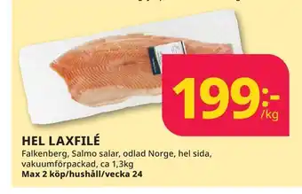 Tempo Hel laxfilé erbjuda