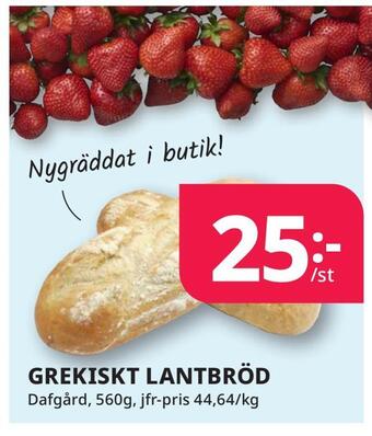 Tempo Grekiskt lantbröd erbjuda
