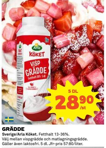 Coop Grädde erbjuda
