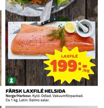 Coop Konsum Färsk laxfilé helsida erbjuda