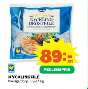 Coop Kycklingfilé erbjuda