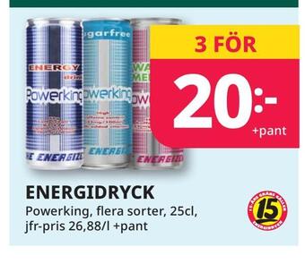 Tempo Energidryck erbjuda