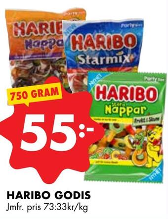 ÖoB Haribo godis erbjuda