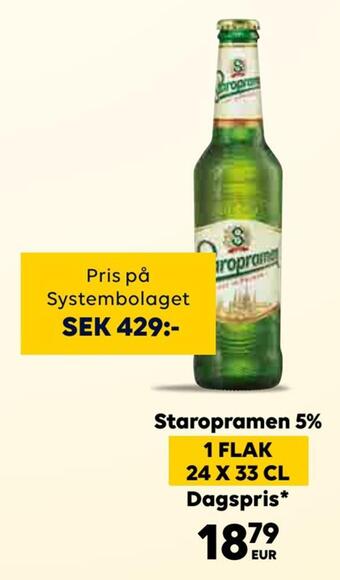 Border Shop Staropramen 5% erbjuda