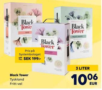 Border Shop Black tower erbjuda