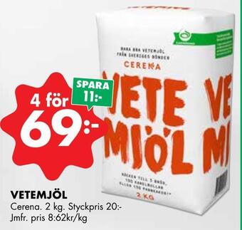 ÖoB Vetemjöl erbjuda
