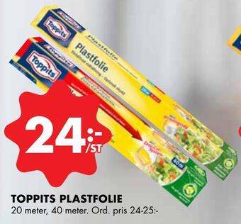 ÖoB Toppits plastfolie erbjuda