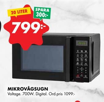 ÖoB Mikrovågsugn erbjuda