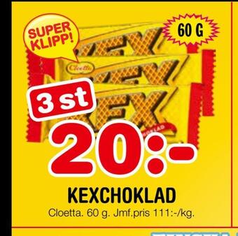Nya Pulsen Kexchoklad erbjuda