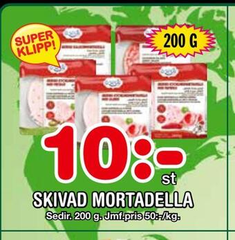 Nya Pulsen Skivad mortadella erbjuda