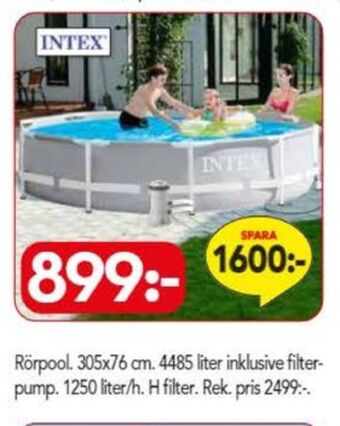 Bo Ohlsson Intex pool erbjuda
