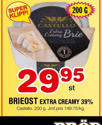 Nya Pulsen Brieost extra creamy 39% erbjuda