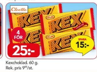Bo Ohlsson Kexchoklad chokladbar erbjuda