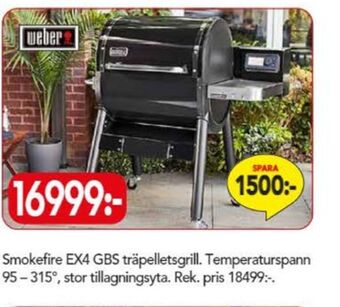Bo Ohlsson Weber träpelletsgrill erbjuda