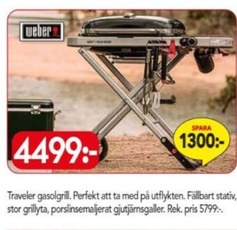 Bo Ohlsson Weber gasolgrill erbjuda