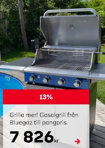 Byggmax Grilla mer! Gasolgrill från Bluegaz till pangpris. erbjuda