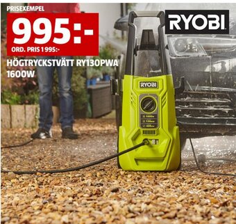 Bauhaus HÖGTRYCKSTVÄTT RY130PWA 1600W erbjuda