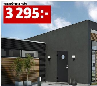 Bauhaus YTTERDÖRRAR FRÅN erbjuda