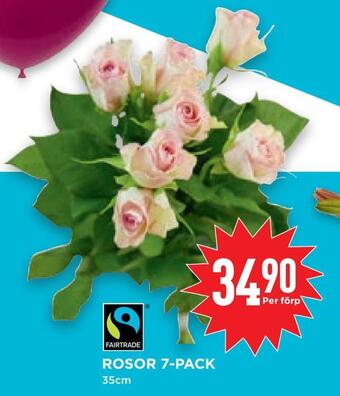 Willys Hemma Rosor 7-pack erbjuda